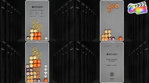 创意俄罗斯方块FCPX模板