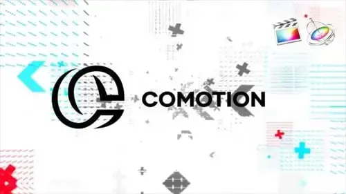 白色故障LOGO标志RevealFCPX模板