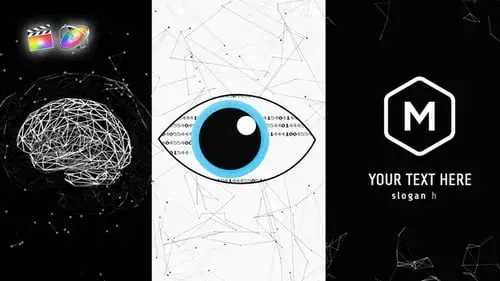 Ai故障LOGO标志RevealFCPX模板