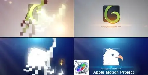 简单LOGO标志-Apple Motion粒子动画FCPX模板