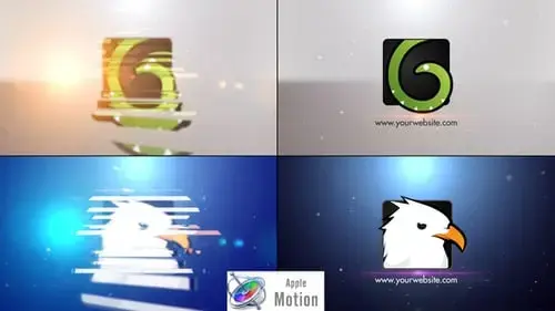 迷你动画切片徽标V2 – Apple Motion FCPX模板