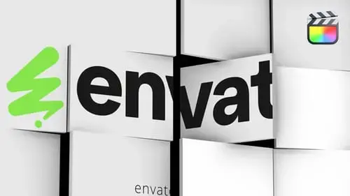 最终切割Pro FCPX模板的广告牌徽标展示