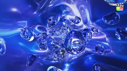 全息徽标简介科技感Logo标志FCPX模板