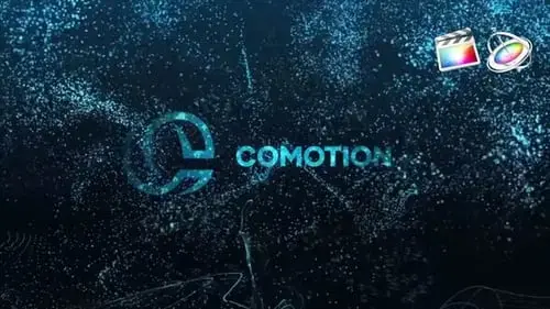 水下徽标Reveal液体冰冻FCPX模板