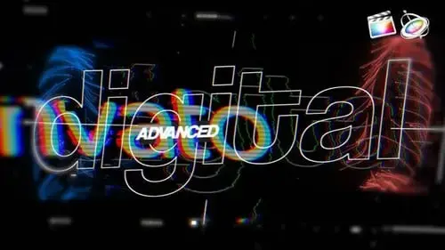 大数据故障徽标RevealFCPX模板