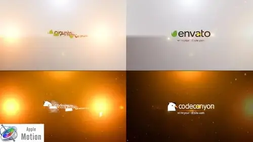 迷你动画徽标V2简单企业标志FCPX模板