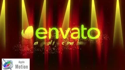 电影般的优雅徽标聚光灯效果-Apple Motion FCPX模板