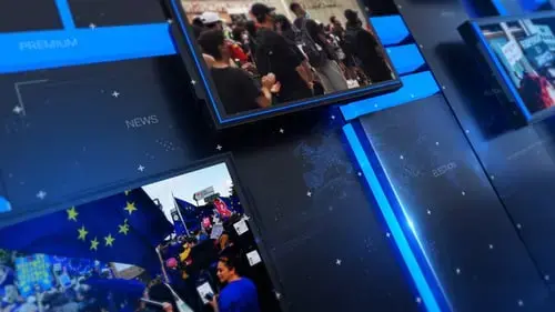 信息新闻动画包装效果AE模板