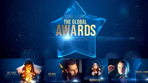 各种奖项获奖名称动画AE模板