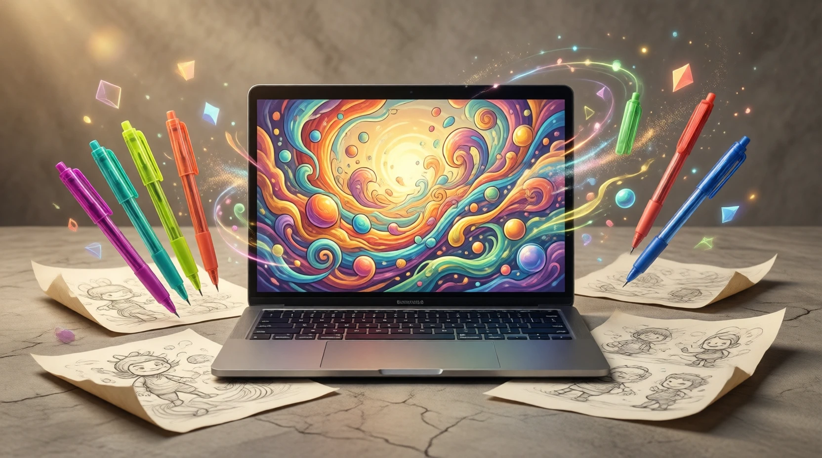 FCPX卡通标志模板怎么用？