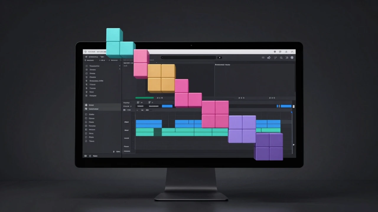 FCPX里怎么玩转俄罗斯方块模板？