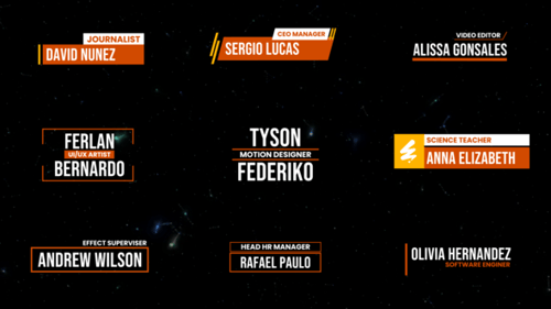 较低的字幕条包装元素AE模板