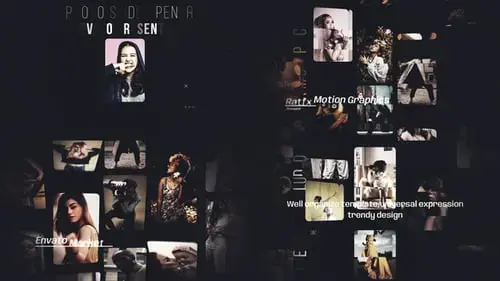 照片幻灯片包装动画AE模板