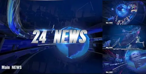 新闻电视素材栏目包装AE视频