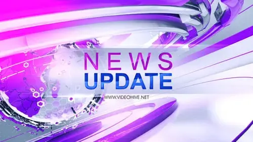 新闻更新包电视素材栏目AE视频