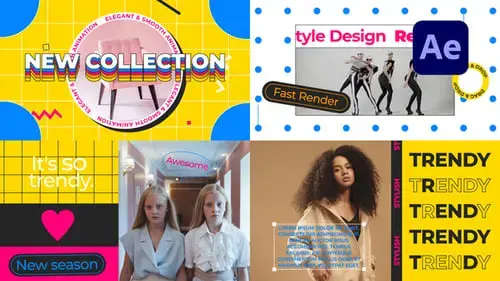 复古Stlye片头AE视频