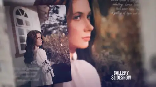 照片幻灯片翻页视差动画AE视频