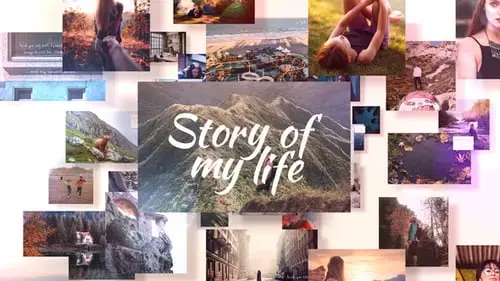 照片幻灯片多图聚合视频相册AE视频