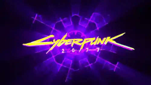 带有RGB拆分的高科技数字故障徽标显示抽象艺术AE视频