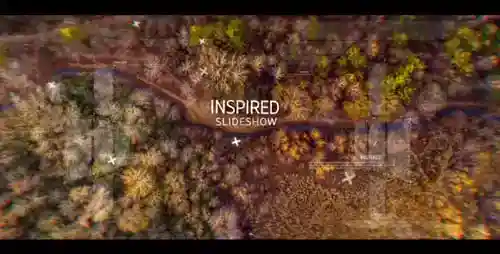 动态现代幻灯片片头素材与未来派网格覆盖幻灯片和企业AE视频