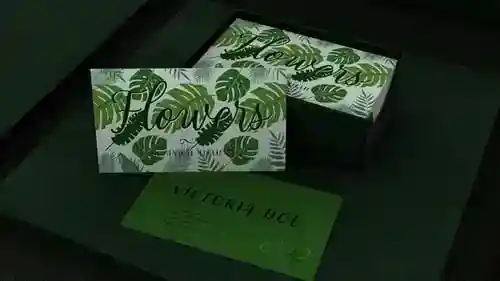 动态名片演示样机视频显示标识样机AE视频