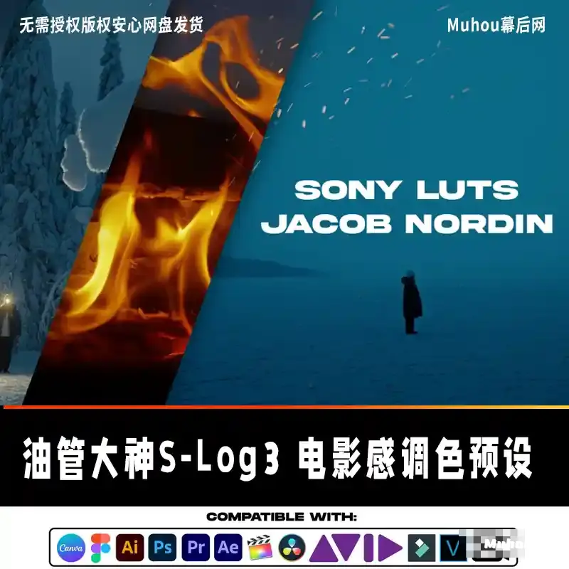 剪辑师私藏！油管大神Jacob Nordin定制SONY S-Log3 LUTS调色预设1