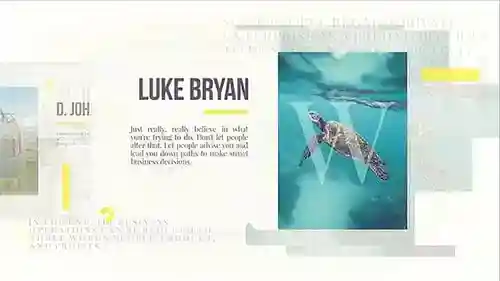 用于现代演示，视频显示的动态文本和图像幻灯片AE视频