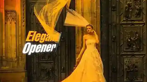 动态电影照片和视频幻灯片片头素材AE视频