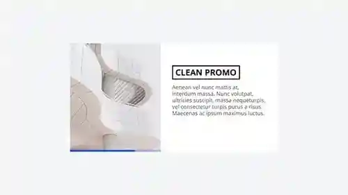 清洁现代商业促销幻灯片演示模板AE视频