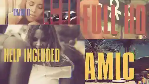 动态信号干扰片头素材带有大胆的复古文本效果AE视频