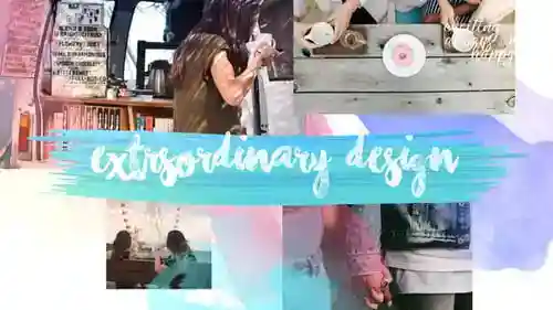 创意笔触照片幻灯片与动态文本显示AE视频