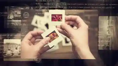 怀旧照片幻灯片与复古电影效果vintage生日AE视频