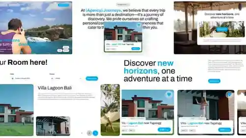 旅行社促销视频显示代理商AE视频