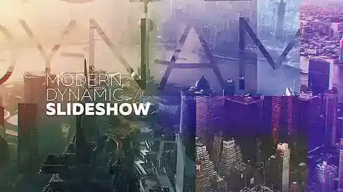 动态故障照片视频片头AE视频