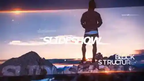 用于旅行和冒险回忆的动态视差幻灯片电影和商业AE视频