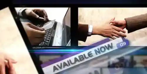 动态网格公司演示显示视频显示AE视频