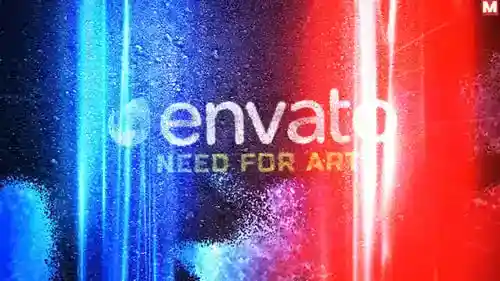 赛车和戏剧性片头AE视频