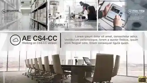 公司演示和公司宣传册AE视频