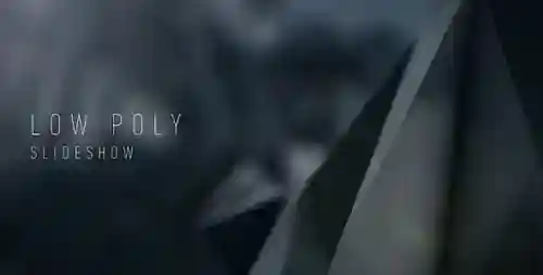 抽象几何3D幻灯片与动态照片显示3dAE视频