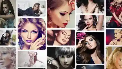 动态网格幻灯片片头与现代过渡Slidesow动态和干净的AE视频