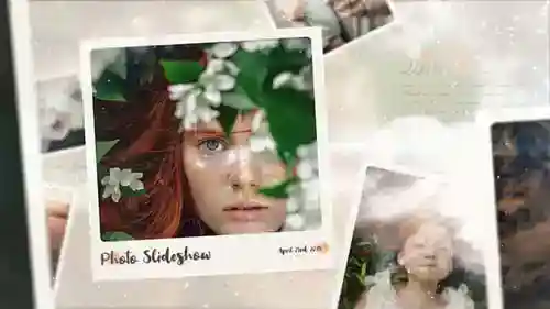 精美的照片幻灯片视频显示图片幻灯片和动画AE视频