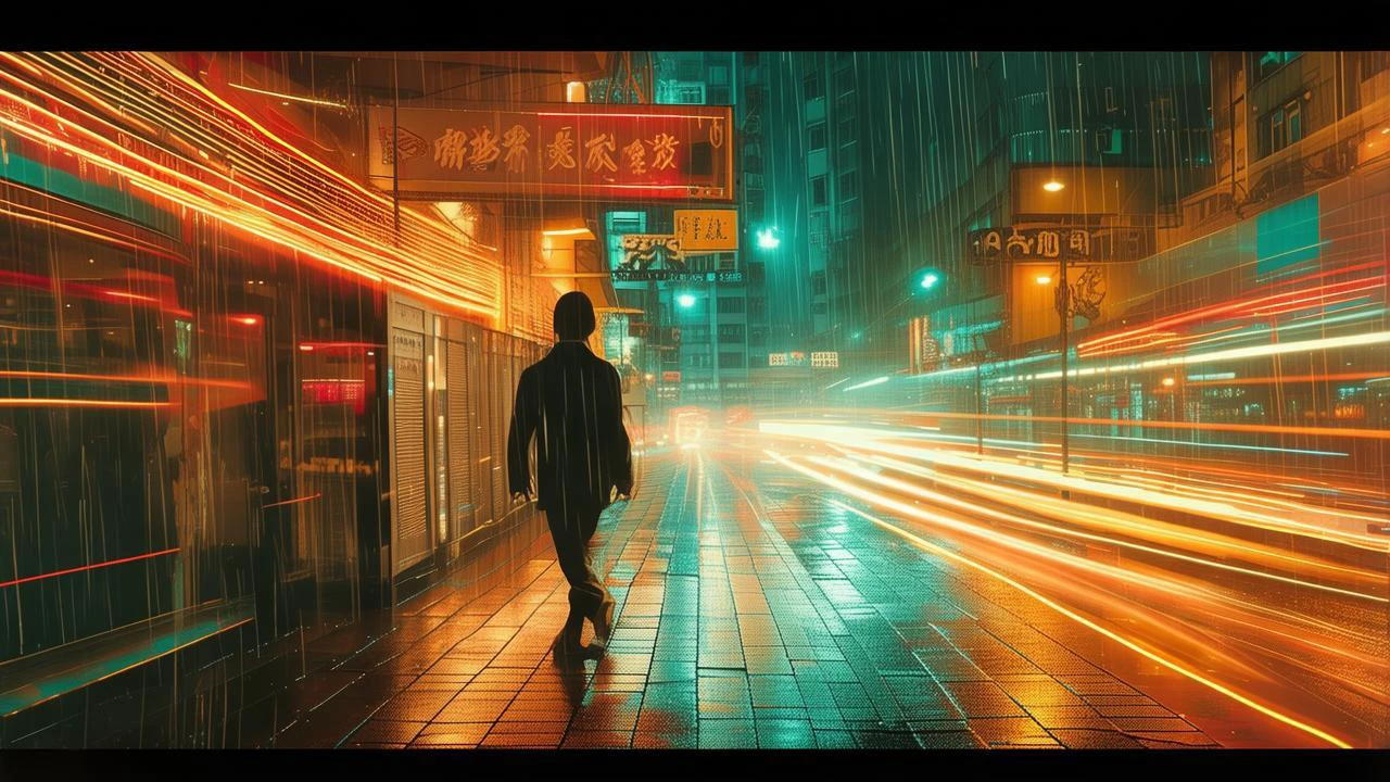 短视频里港风慢快门的趋势！