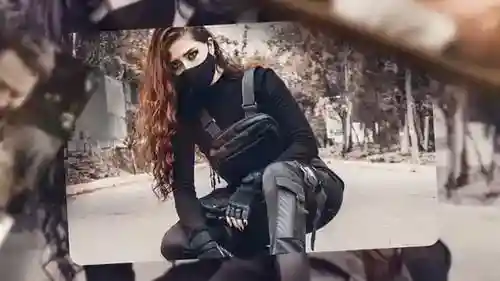 特殊场合的动态记忆照片幻灯片周年纪念和生日AE视频