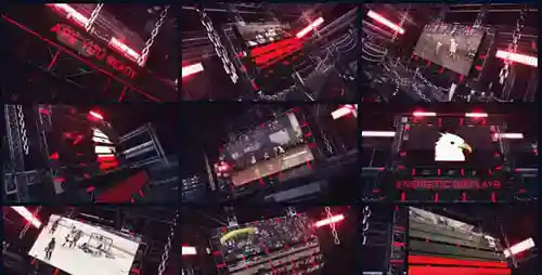 广播和颜色超酷展示AE视频