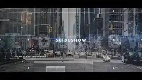 电影环境和商业科幻高科技高科技界面AE视频