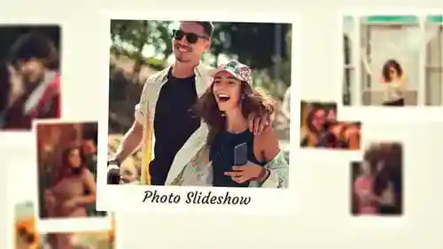 照片幻灯片视频显示beautiful love AE视频