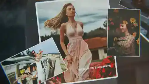 照片幻灯片-回忆视频显示ft3d和电影AE视频