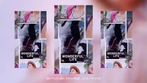 相册照片和生日AE视频