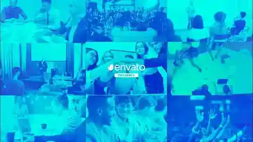 快闪动画显示信息图AE视频