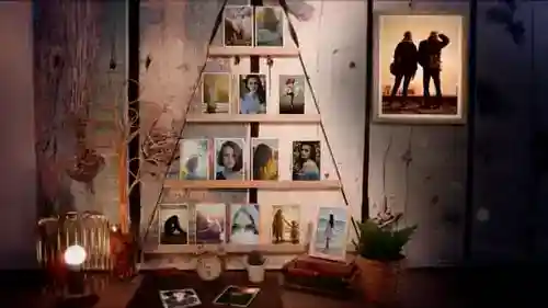 夜晚的回忆周年纪念和可爱的AE视频